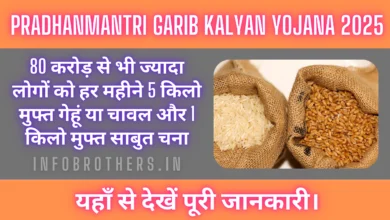 Pradhanmantri Garib Kalyan Yojana 2025 : गरीबों के लिए वरदान, 80 करोड़ से भी ज्यादा लोगों को हर महीने 5 किलो मुफ्त गेहूं या चावल और 1 किलो मुफ्त साबुत चना, यहाँ से देखें पूरी जानकारी।